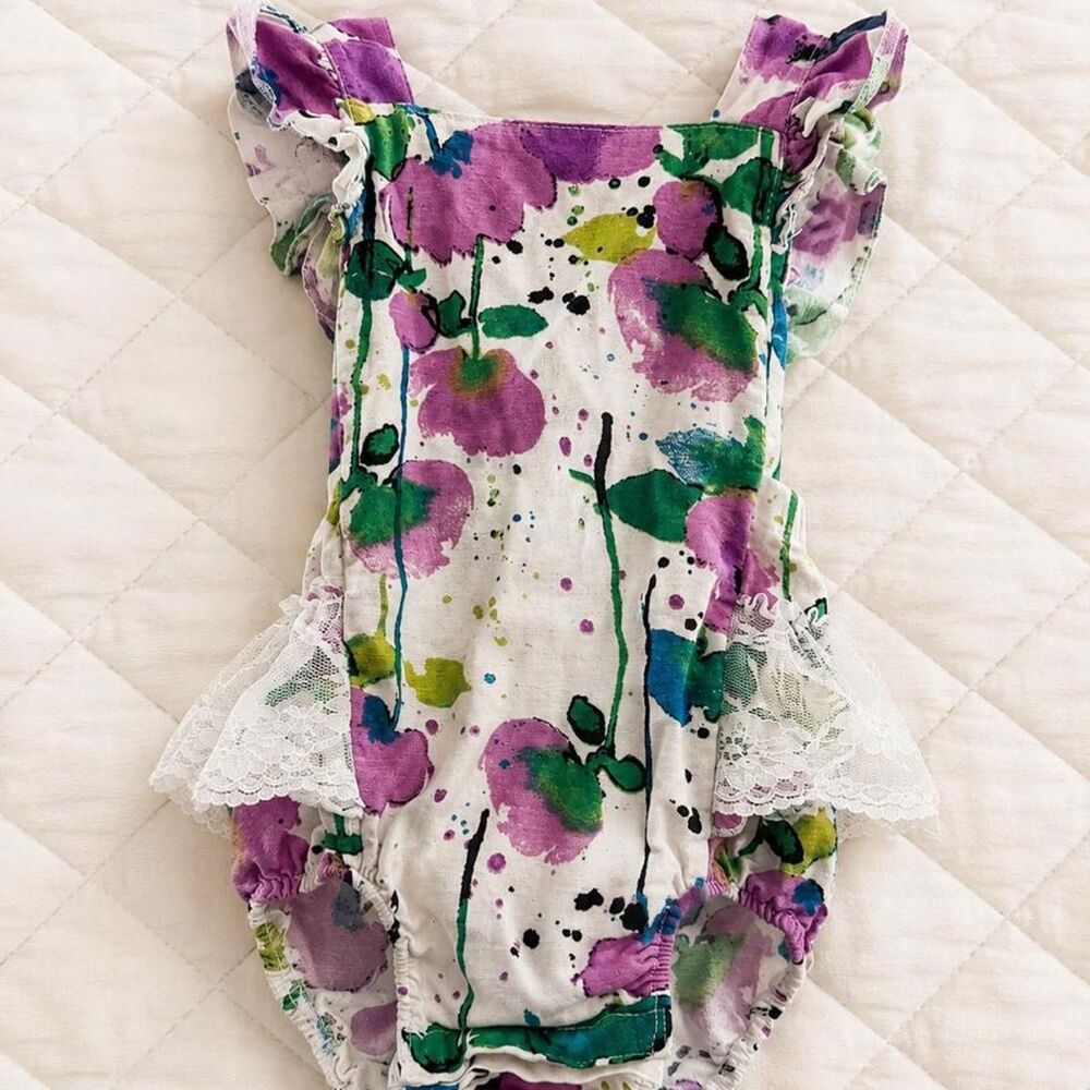 Baby Girl Floral Romper